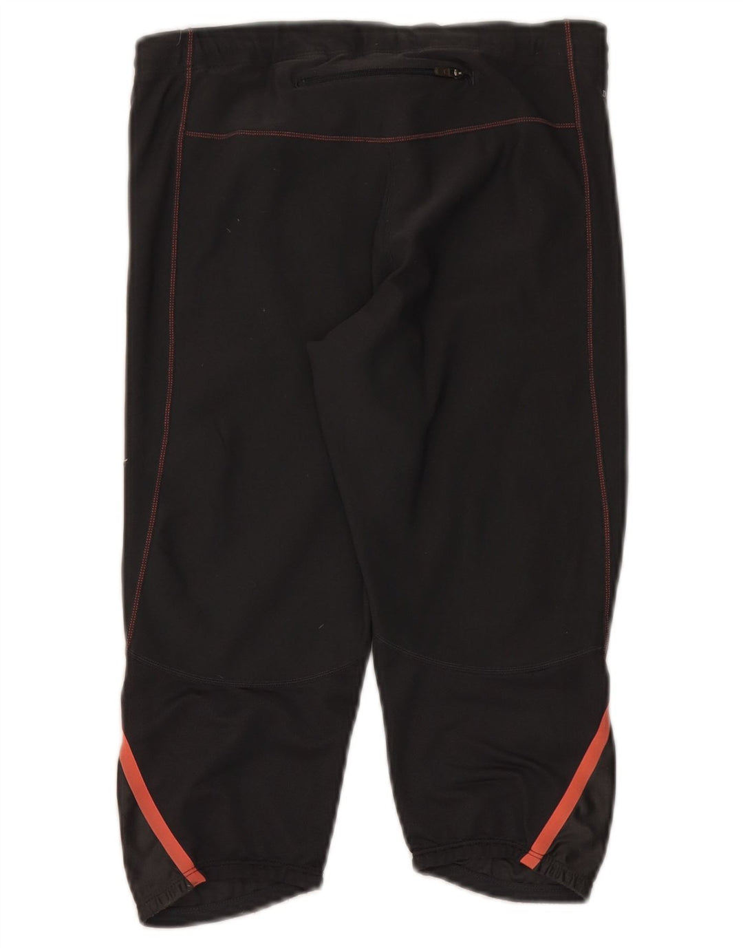 Nike Dame Dri Fit Capri Træningsdragt Bukser UK 14 Medium Sort Polyester