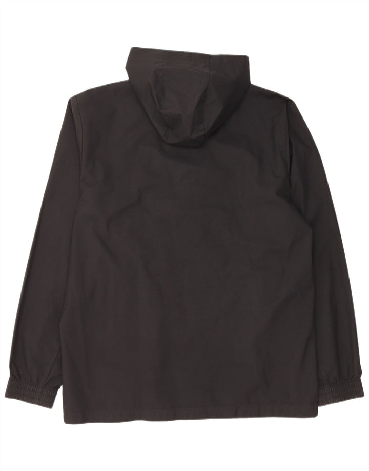 ADIDAS Regnjakke med hætte til mænd UK 38 Medium Sort Polyester