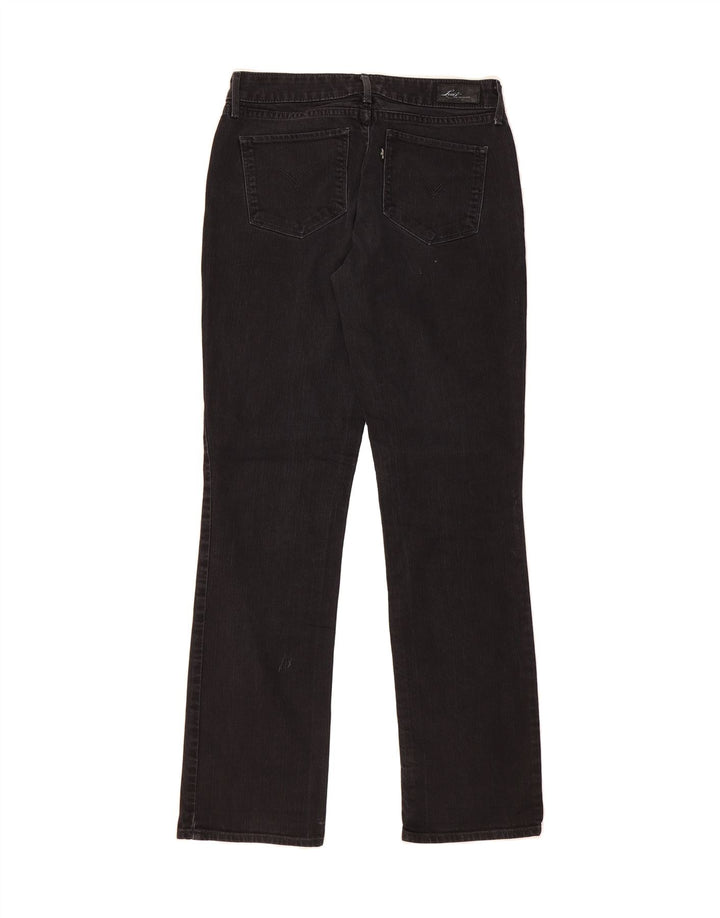 LEVI'S Womens Straight Jeans W29 L32 Black Cotton Vintage Levi's and Second-Hand Levi's from Messina Hembry 