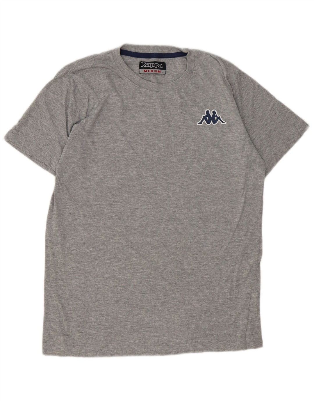 Kappa Herre T-shirt Top Medium Grey Flecked Bomuld