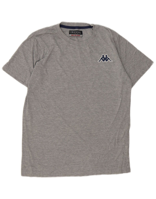 Kappa Herre T-shirt Top Medium Grey Flecked Bomuld