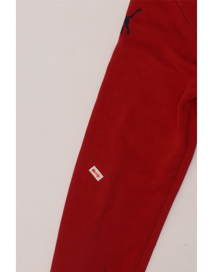 PUMA Boys Graphic Varsity Jacket 11-12 Years Blue Colourblock Vintage Puma and Second-Hand Puma from Messina Hembry 