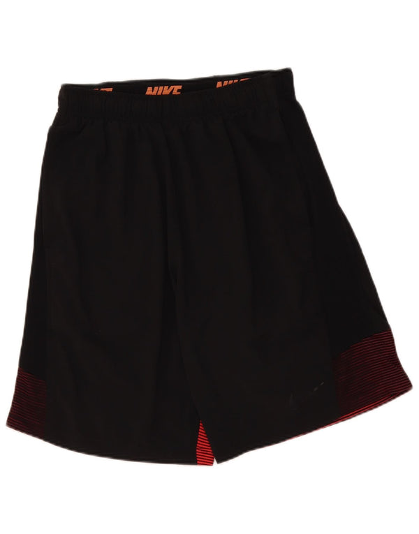 Nike Herre Dri Fit Sportshorts Medium Sort Colourblock Polyester