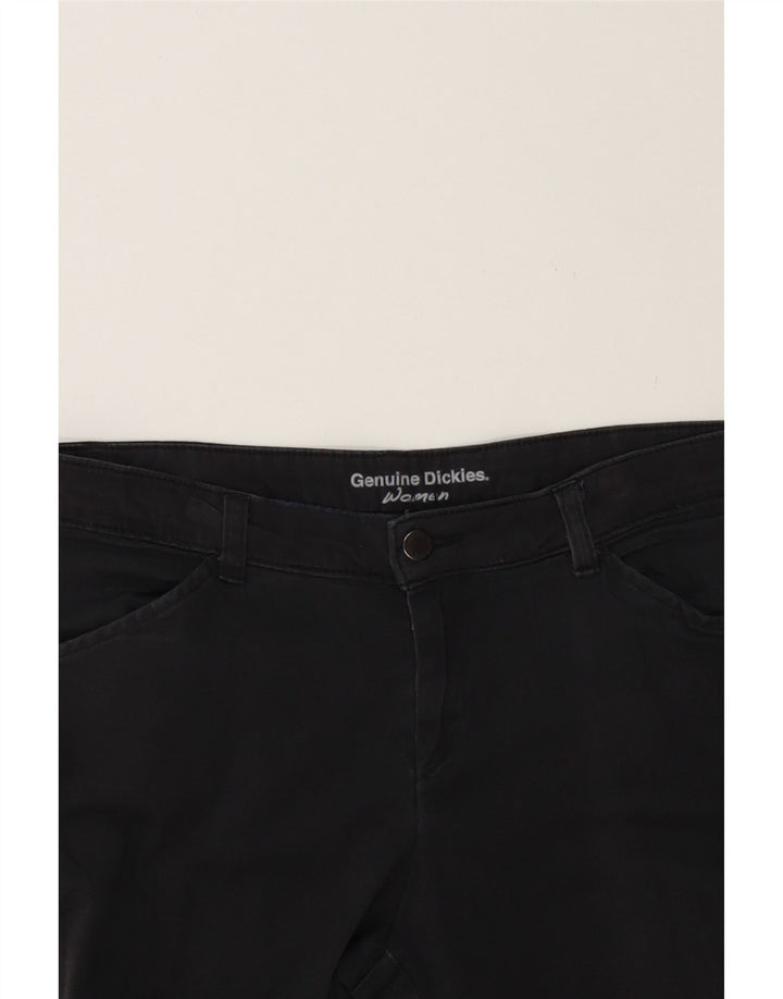 DICKIES Womens Straight Casual Trousers W30 L27 Black Vintage Dickies and Second-Hand Dickies from Messina Hembry 