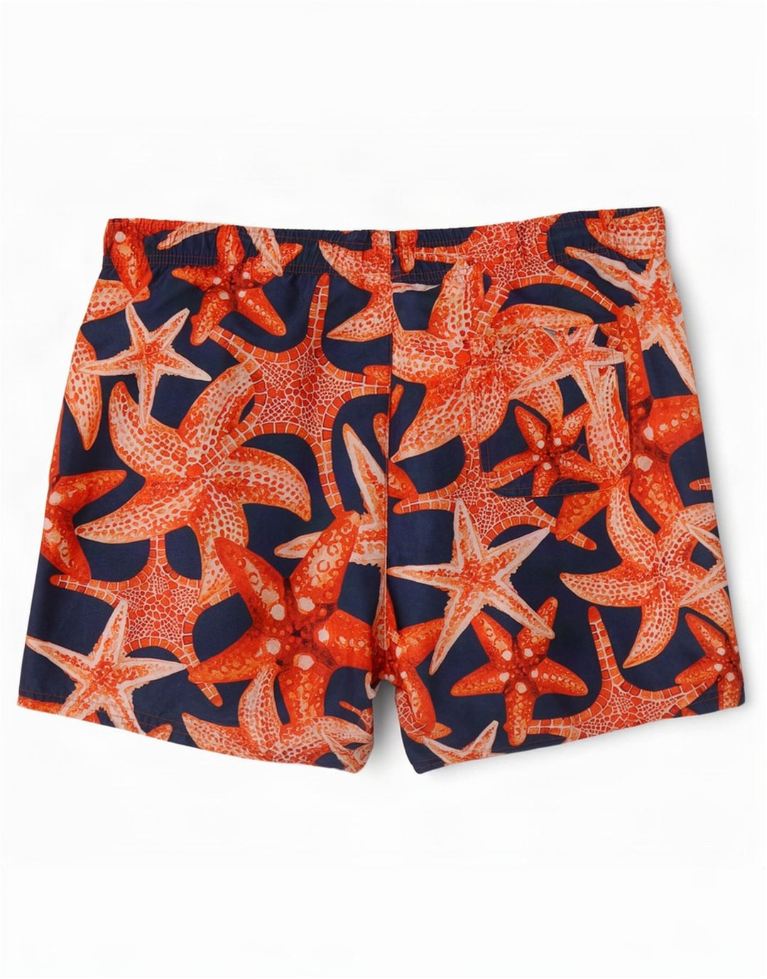 Hugo Boss Badeshorts med abstrakt mønster til mænd store marineblå polyamid