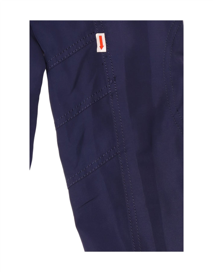 ZARA Mens Bomber Jacket UK 38 Medium Navy Blue