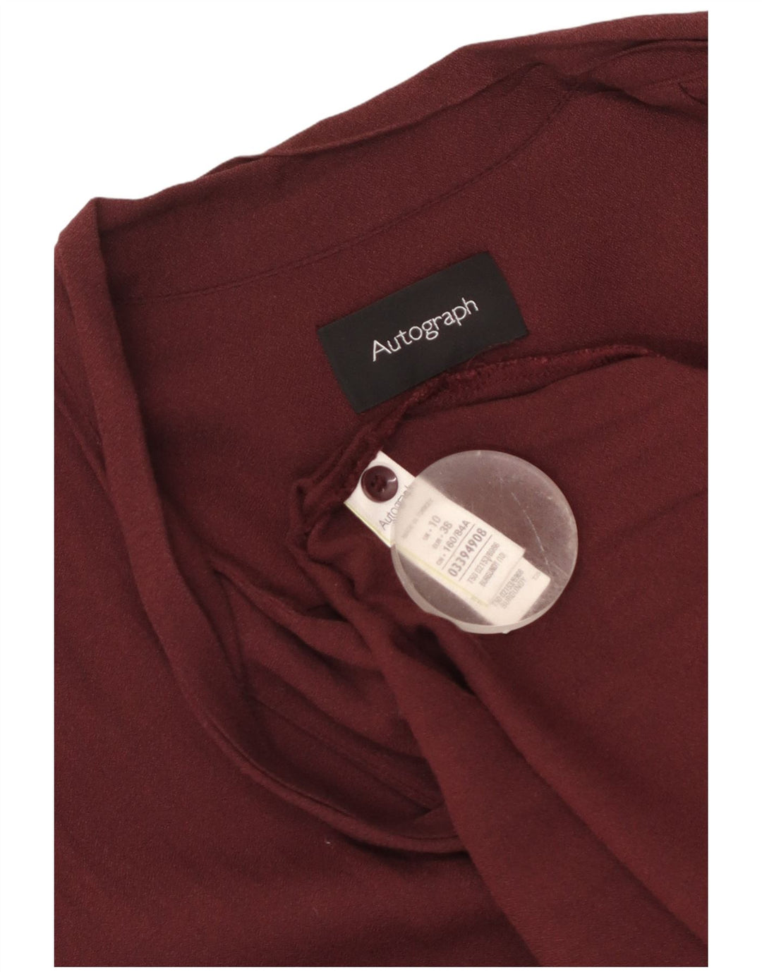 Marks & Spencer Womens Autograph Maxi Dress UK 10 Small Burgundy