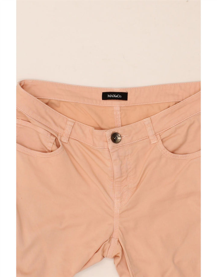 MAX & CO. Womens Slim Casual Trousers W30 L28  Pink Vintage Max & Co. and Second-Hand Max & Co. from Messina Hembry 