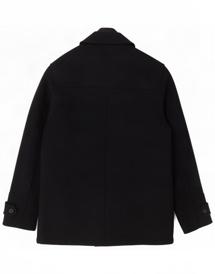 Tokyo Laundry Herre Pea Coat UK 38 Medium Navy Blue Polyester