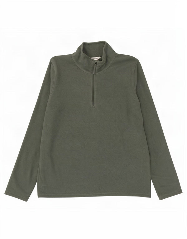 Mountain Warehouse Dame Fleece Jumper med lynlås DK 14 Medium Khaki