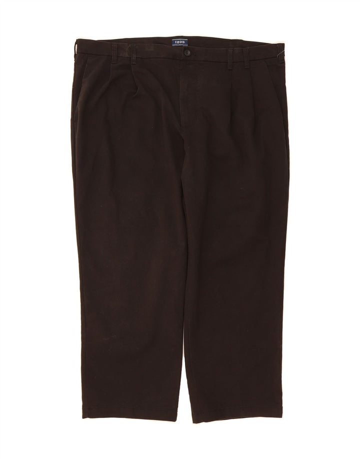 IZOD Mens Pegged Chino Trousers W44 L29 Black Cotton Vintage Izod and Second-Hand Izod from Messina Hembry 