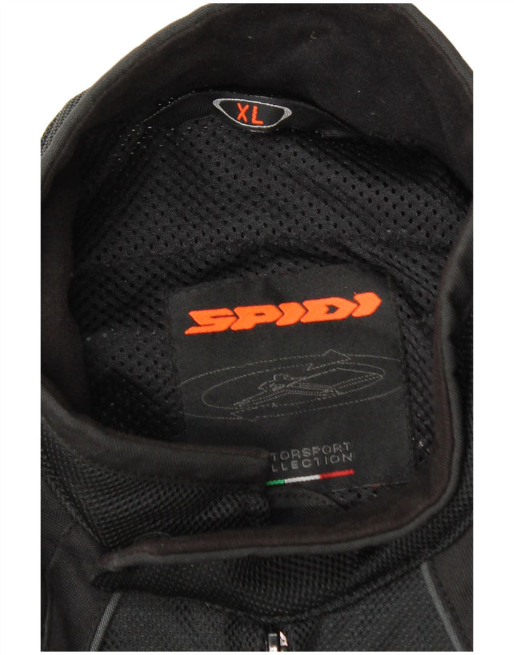 SPIDI Herre grafisk racerjakke UK 42 XL Sort