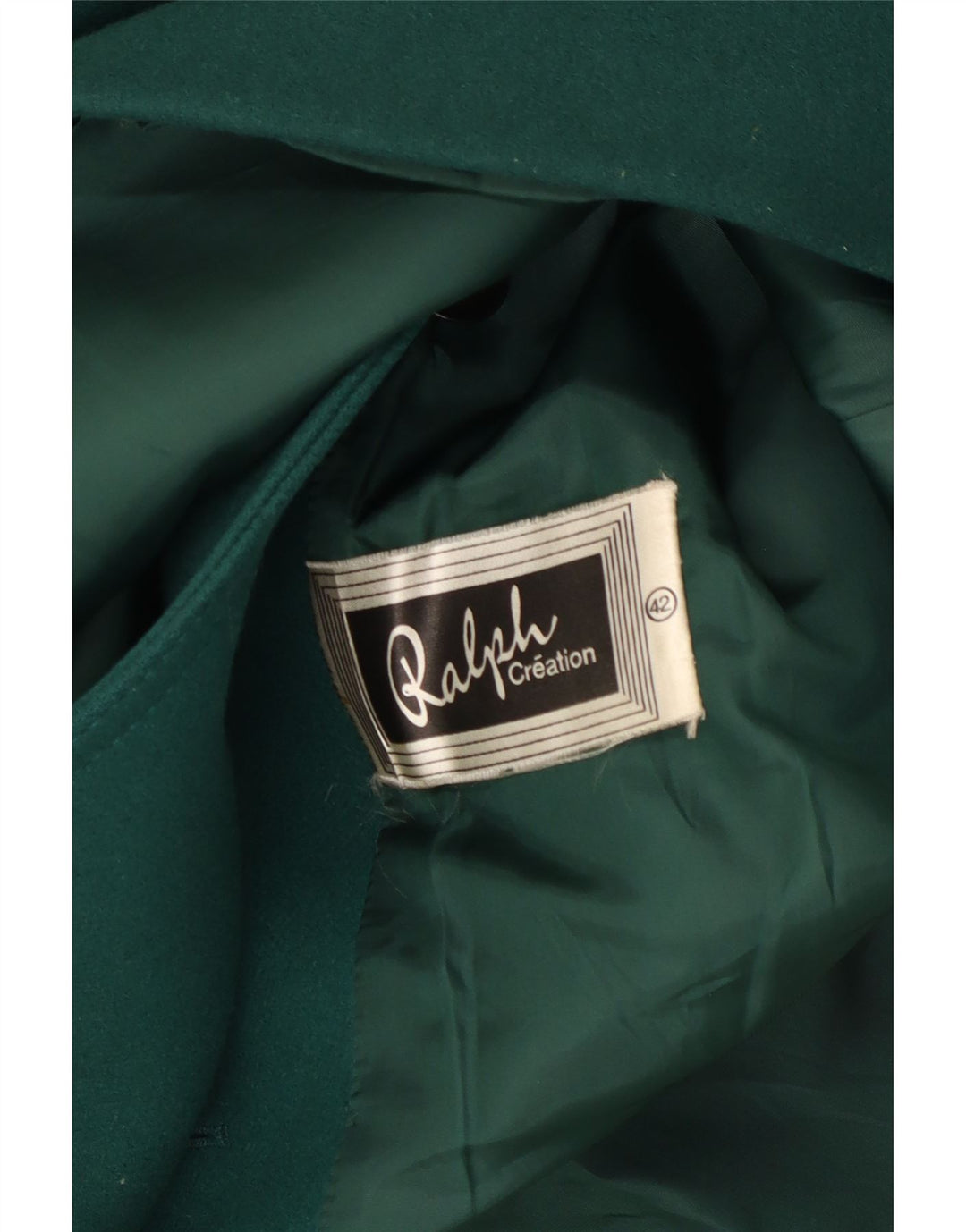 RALPH Dobbeltradet frakke til kvinder IT 42 Mellemgrøn