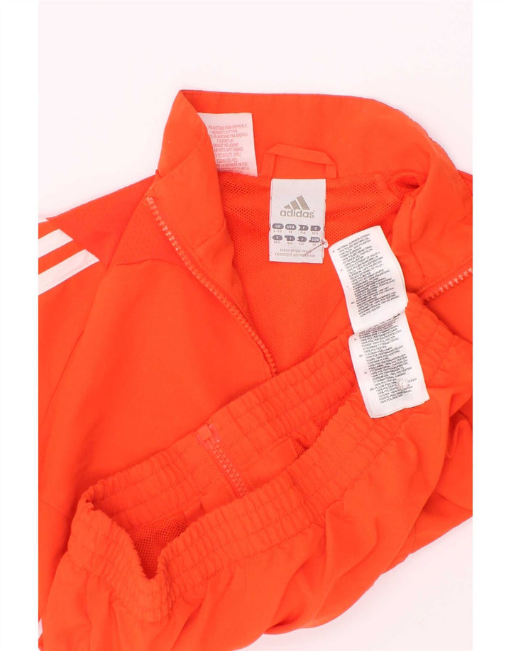 Adidas Drenge Træningsdragt Topjakke 3-4 År Orange Polyester