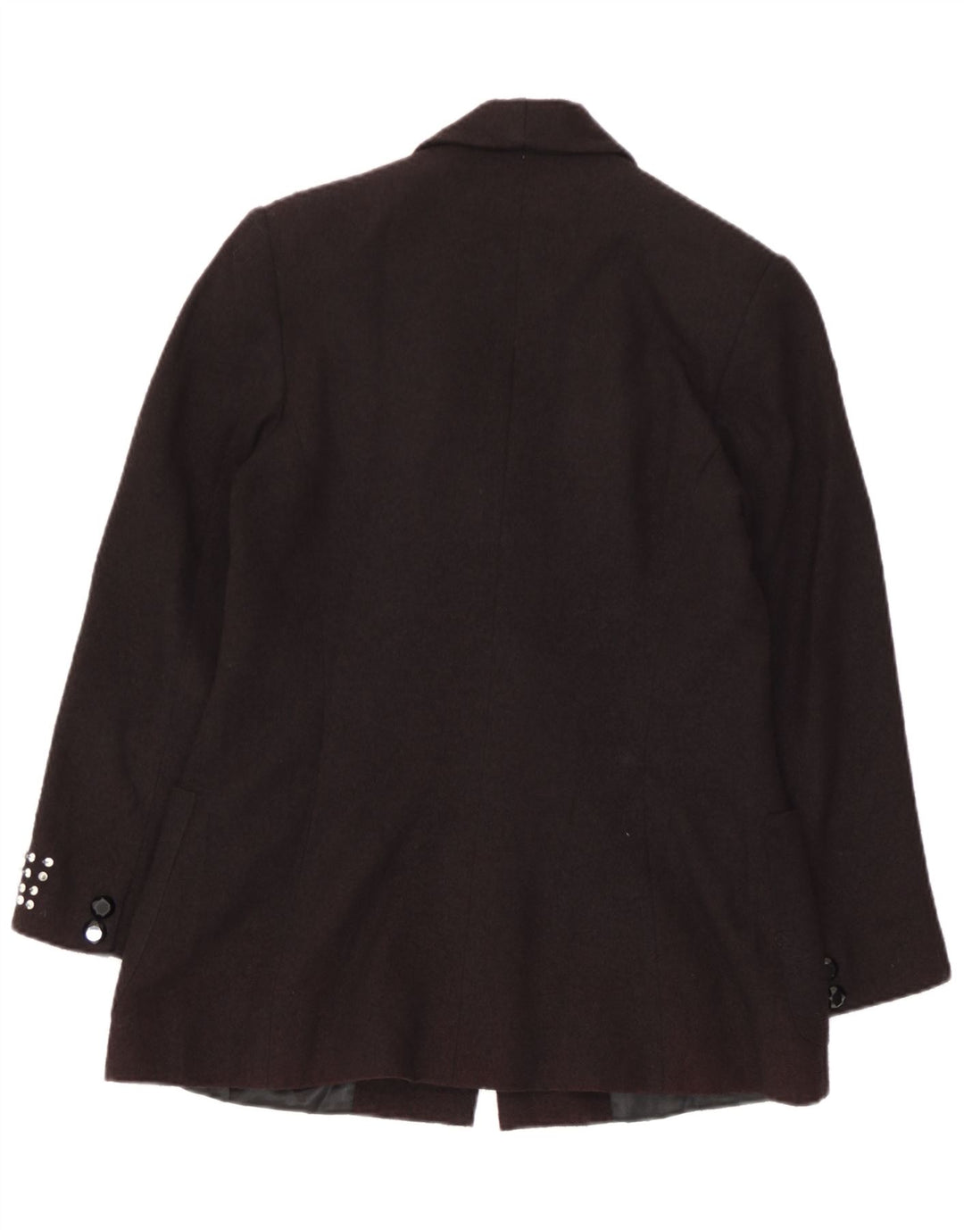 Vintage Dame 1 Knap Blazer Jakke IT 46 Stor Sort