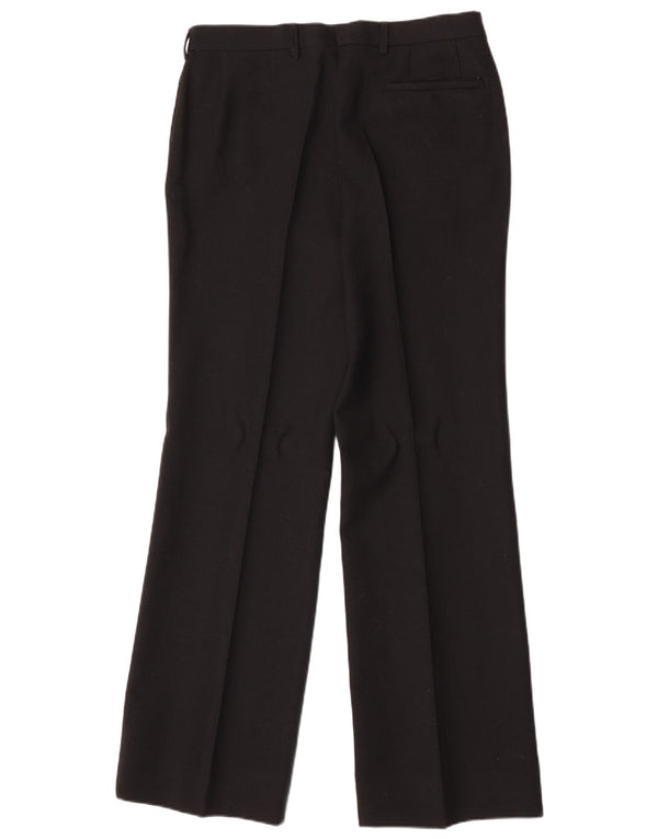 Vintage Herre Lige Chino Bukser IT 50 Large W32 L31 Sort