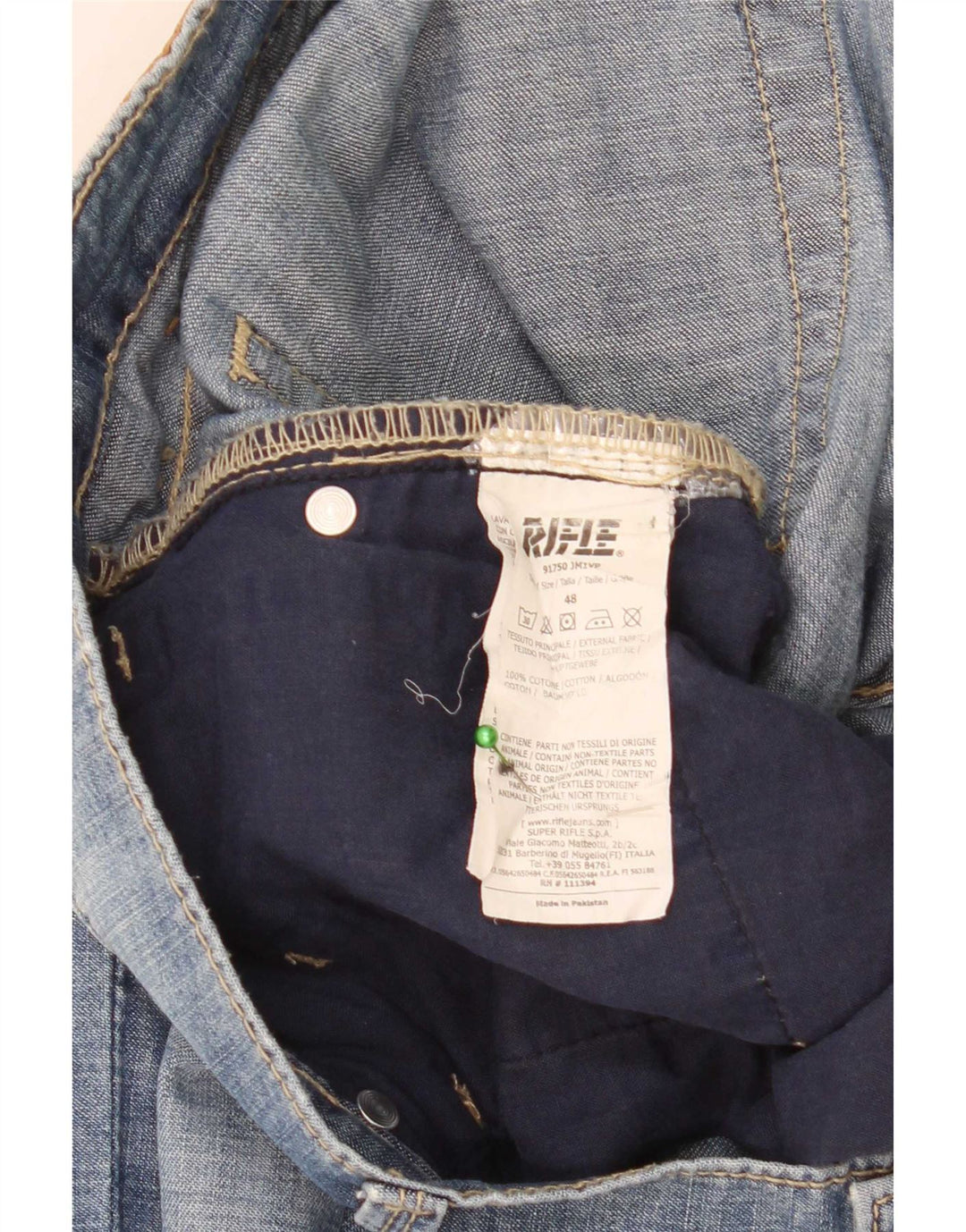 Rifle Herre Slim Jeans W36 L31 Blå Bomuld
