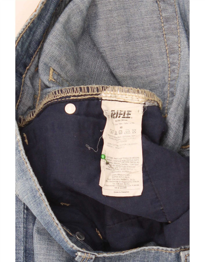 Rifle Herre Slim Jeans W36 L31 Blå Bomuld
