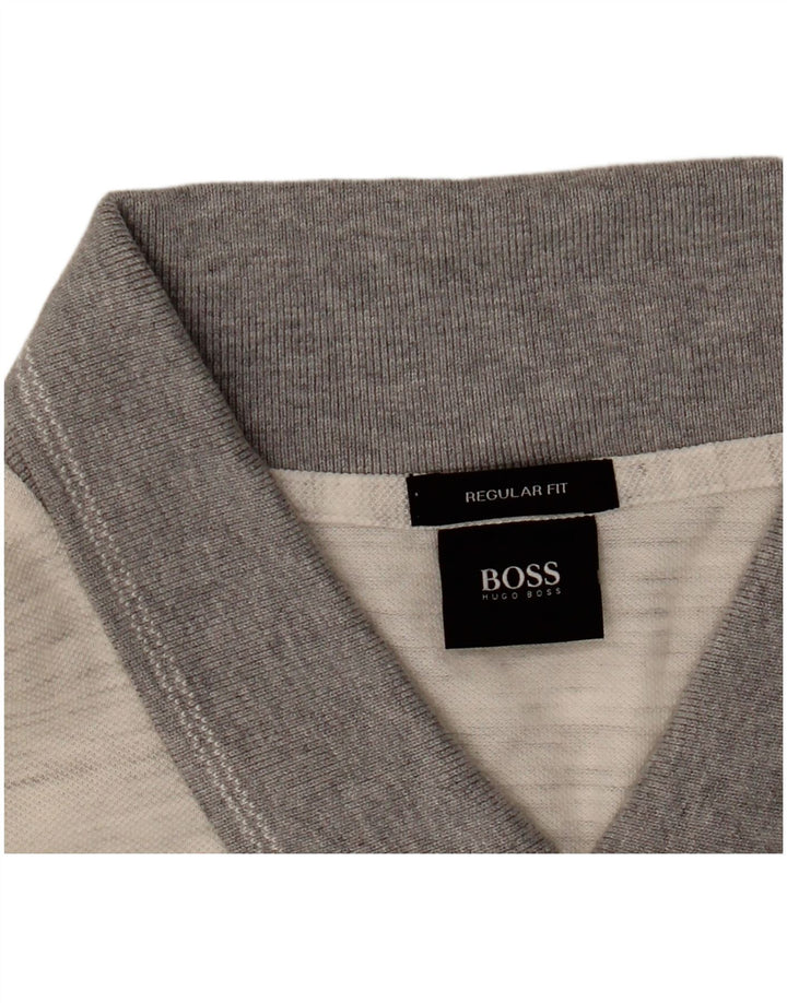 Hugo Boss Herre Regular Fit Polo Shirt 2XL Grå Flecked