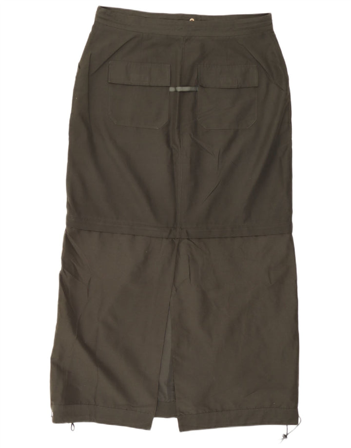 Street One Dame Midi Cargo Skirt UK 16 Large W32 Khaki Polyester
