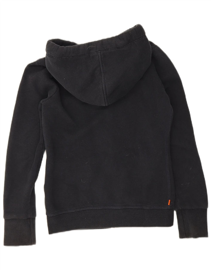 Superdry Hættetrøje med lynlås til mænd, lille marineblå bomuld