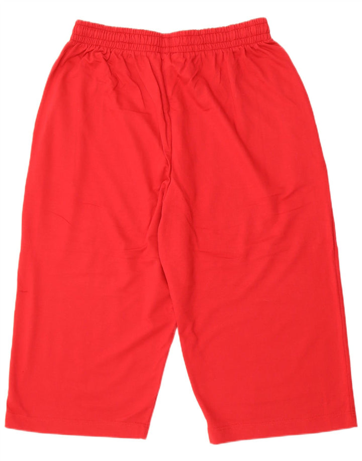 Reebok Herre Bermuda Sport Shorts 2XL Rød Bomuld