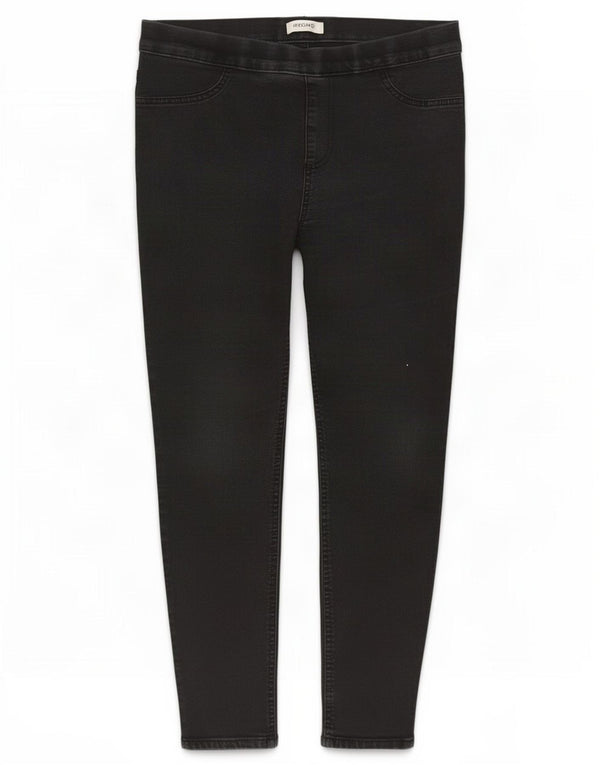 Marks & Spencer Womens Crop Jegging Jeans UK 14 Large W30 L25 Black Bomuld