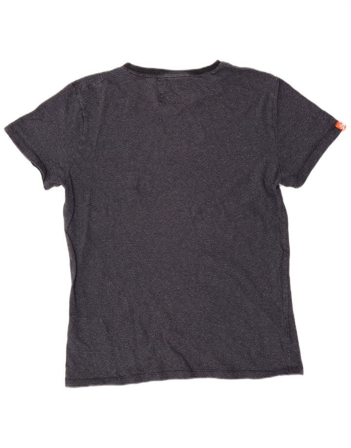 Superdry T-shirt top til mænd Stor marineblå bomuld