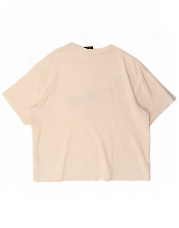 Nike Herre Swoosh Grafisk T-Shirt Top XL Hvid Bomuld