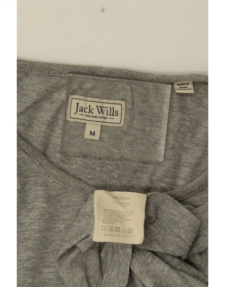 Jack Wills Herre T-shirt Top Medium Grey Flecked Bomuld