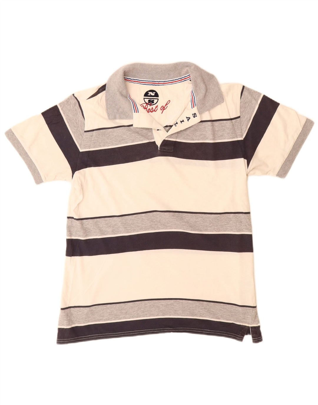 North Sails Herre poloshirt Lille flerfarvet stribet bomuld