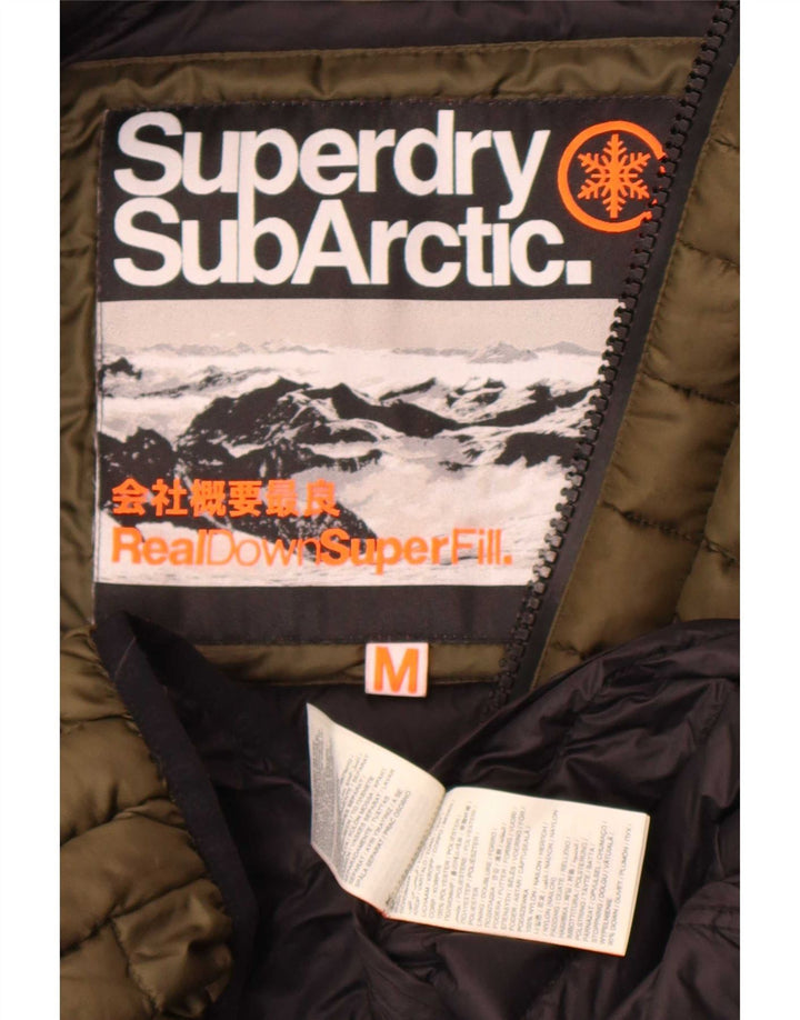Superdry Polstret Herrejakke UK 38 Medium Khaki Polyester
