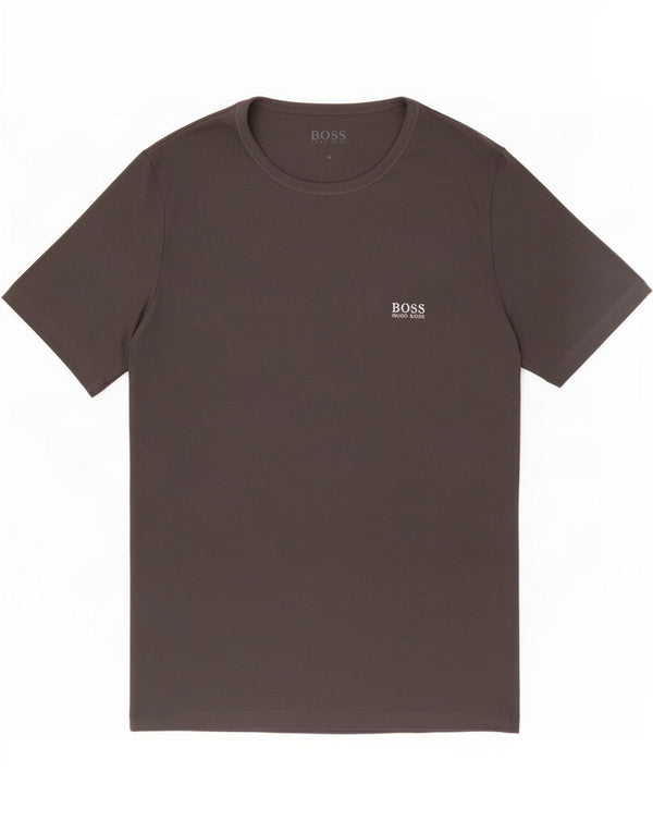Hugo Boss Mens T-Shirt Top Medium Grey Cotton