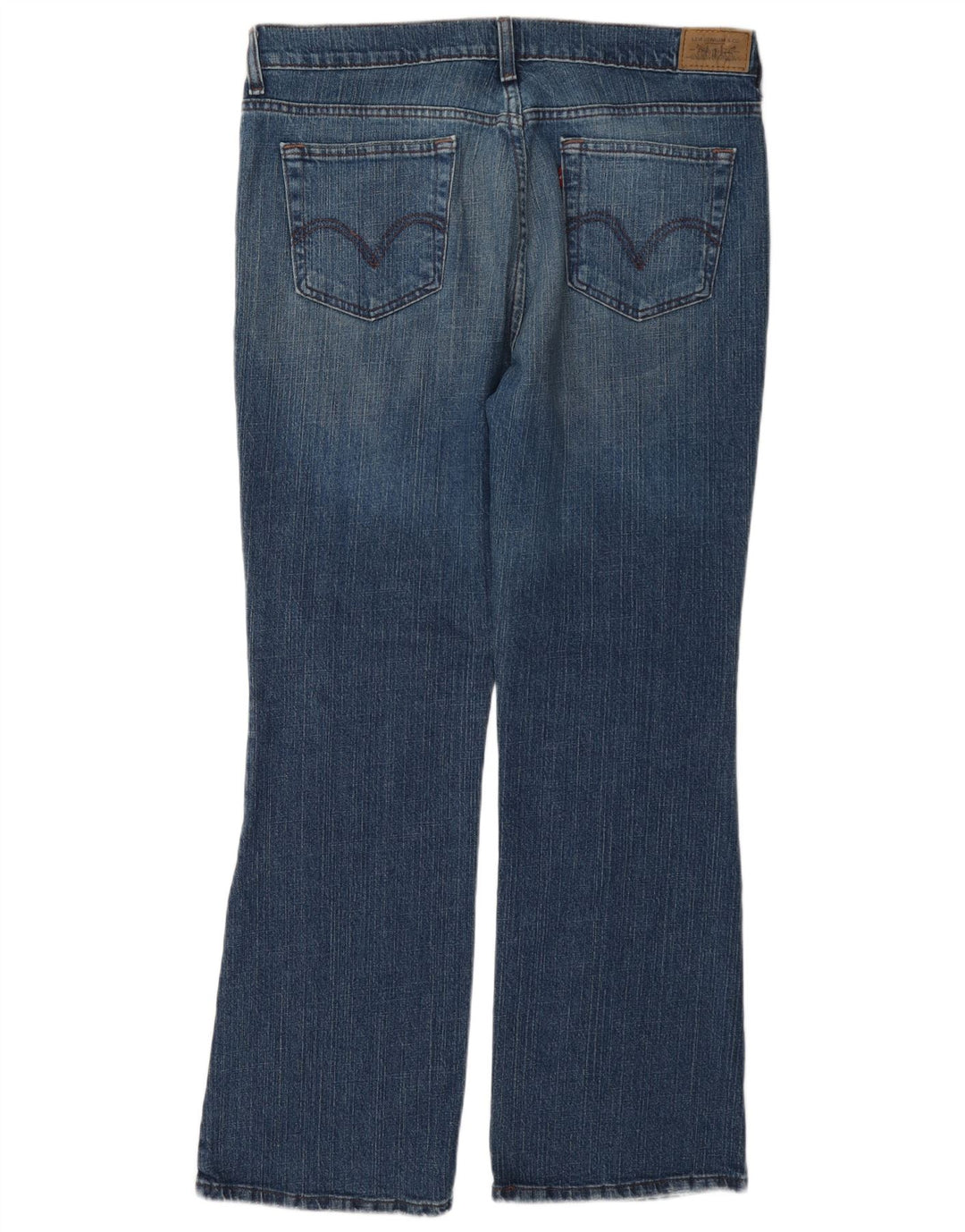 Levi's Dame 515 Bootcut Jeans US 14 XL W36 L30 Blå Bomuld