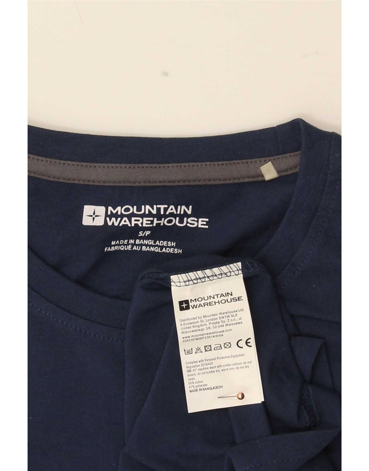 Mountain Warehouse Herre Yorkshire grafisk T-shirt top lille marineblå