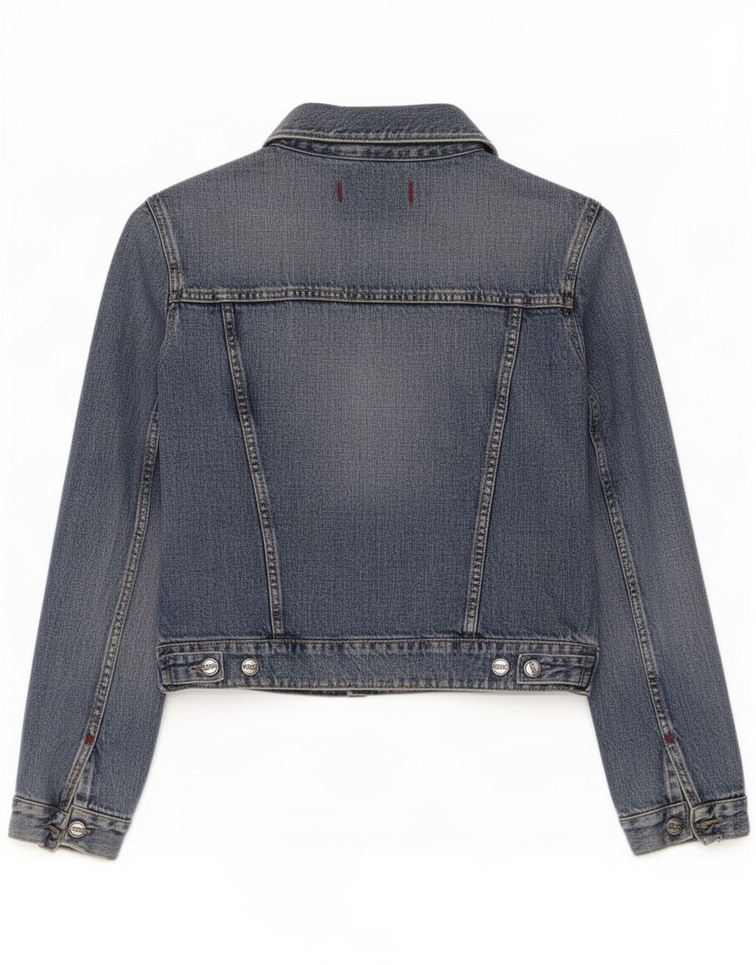 Gas Dame denimjakke UK 12 Medium Blue Cotton