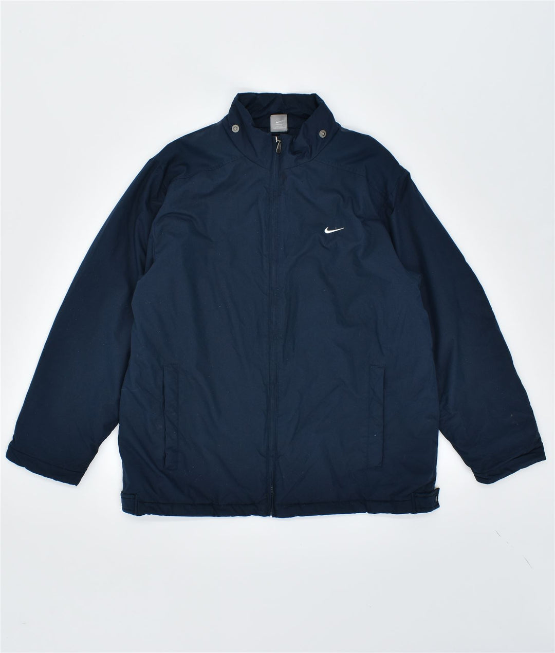 NIKE Windbreaker-jakke til mænd UK 42/44 Stor marineblå polyester