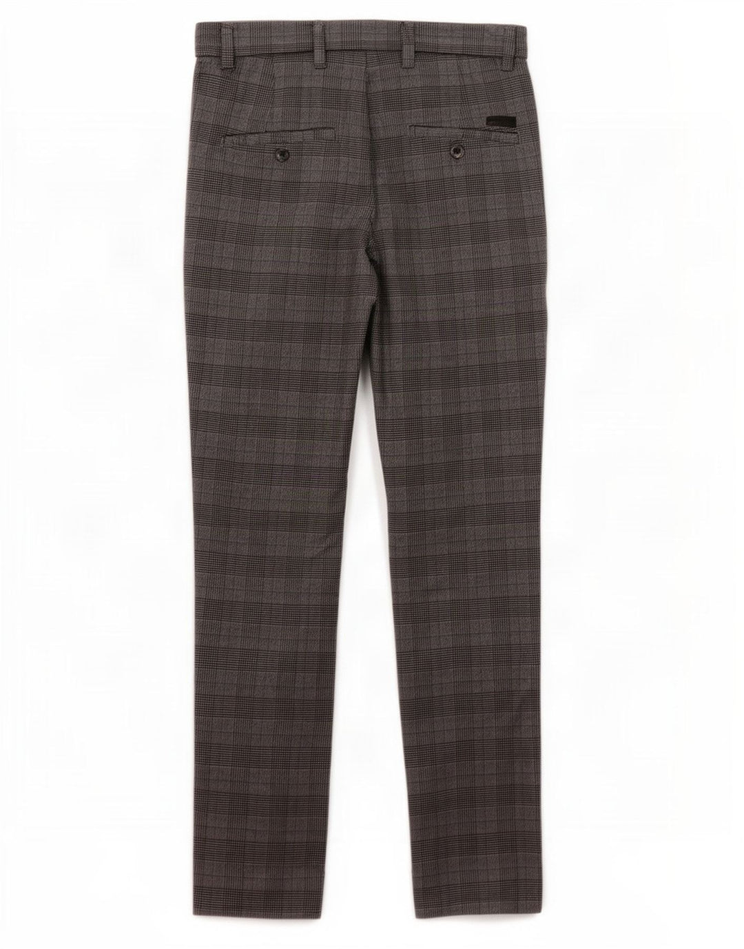 Jack & Jones Herre Marco Slim Suit Bukser W28 L30 Grå ternet polyester