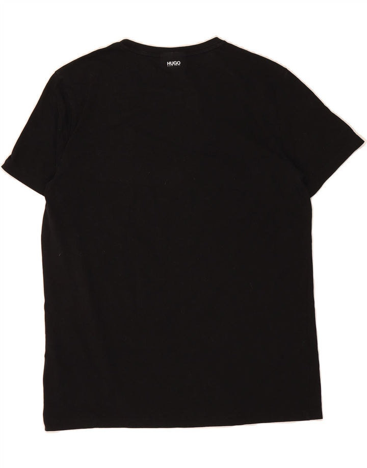 HUGO BOSS Mens T-Shirt Top Large Black Cotton Vintage Hugo Boss and Second-Hand Hugo Boss from Messina Hembry 