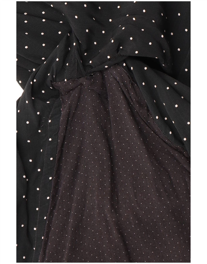 TIPO'S Kortærmet Herreskjorte XL Sort Plettet