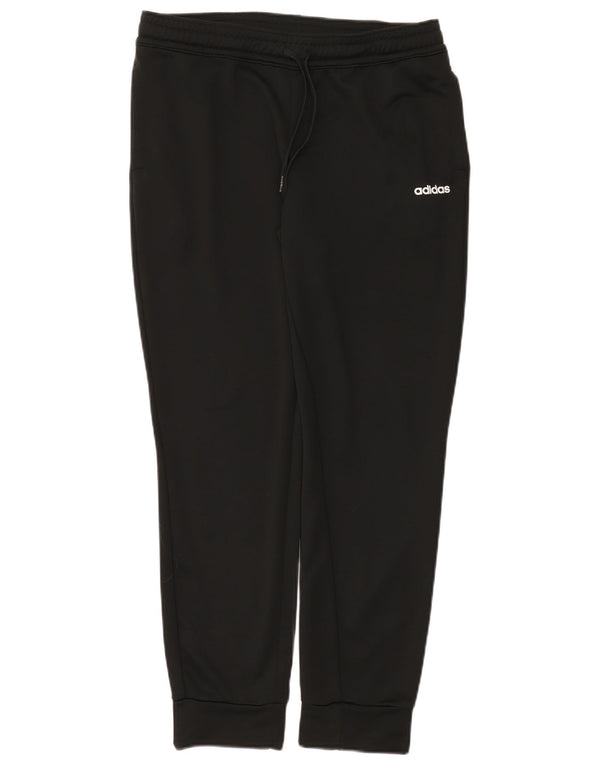 Adidas Womens Tracksuit Trousers Joggers UK 16/18 Large Black Polyester