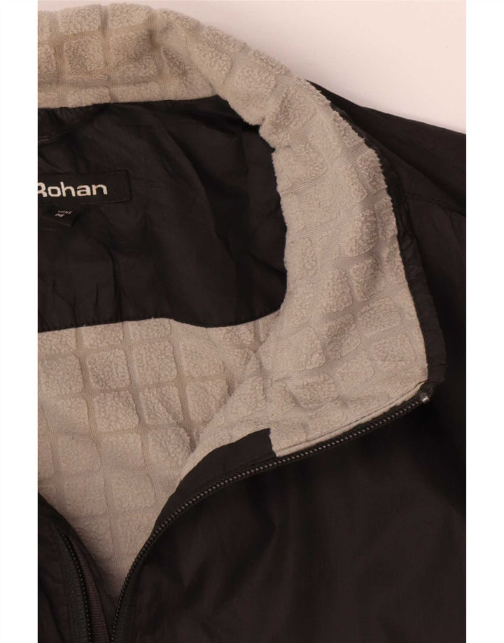 Rohan Herre Bomber Jacket UK 38 Medium Sort Polyester