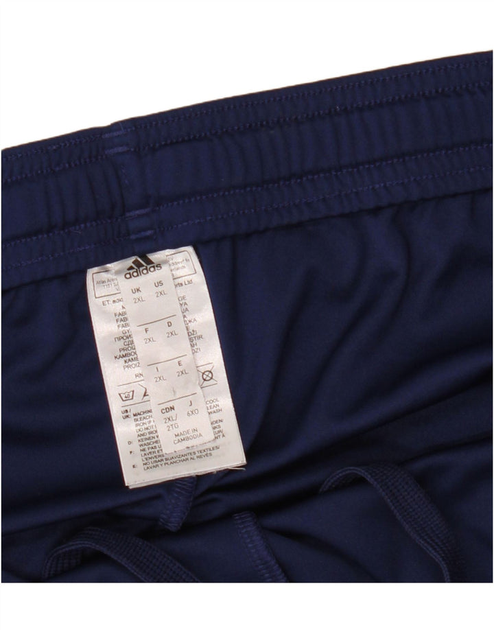 ADIDAS Herre Climalite Sportshorts 2XL Navyblå polyester