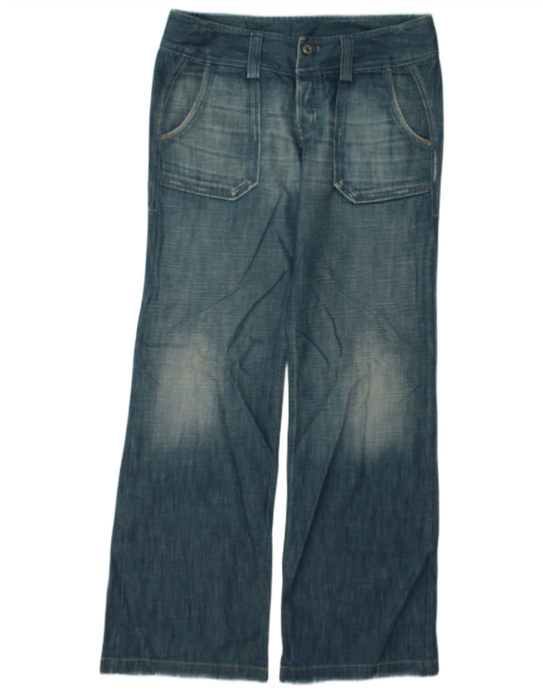 Diesel Dame løse jeans W29 L34 Blå Bomuld