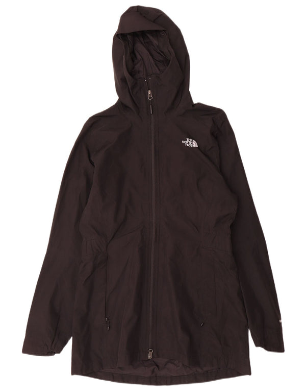 The North Face Regnjakke med hætte til kvinder UK 14 Medium Sort Polyester