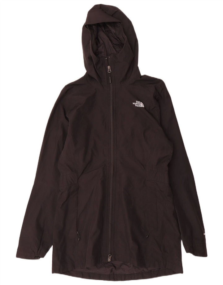 The North Face Regnjakke med hætte til kvinder UK 14 Medium Sort Polyester