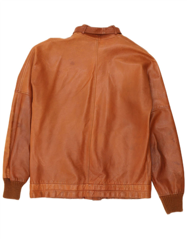 Vintage herre læderjakke UK 38 Medium Brown