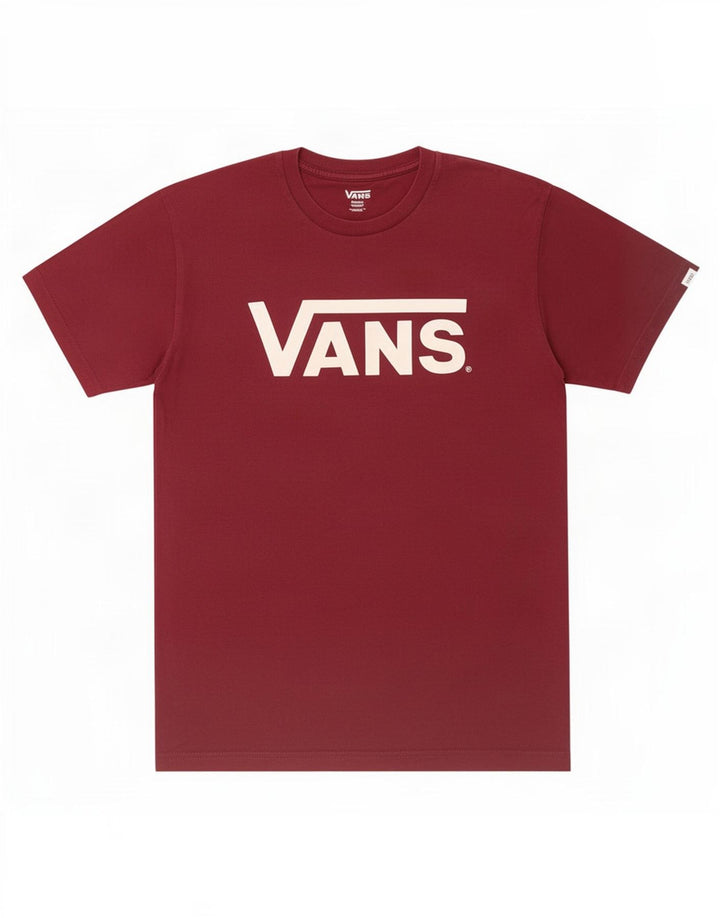Vans Herre grafisk T-shirt Top Lille rødbrun bomuld