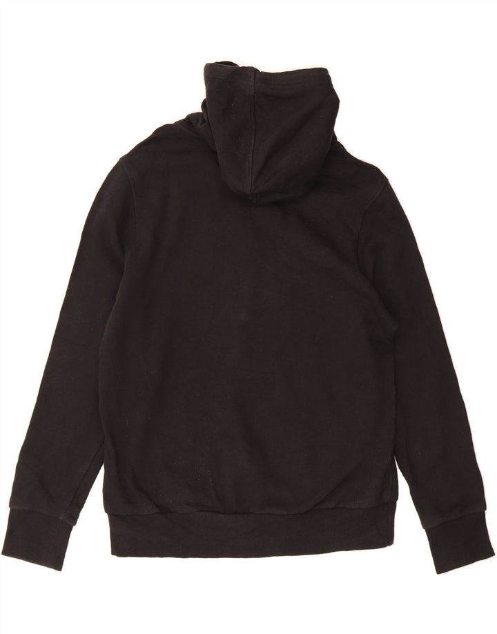 HURLEY Mens Graphic Hoodie Jumper Medium Black Cotton Vintage Hurley and Second-Hand Hurley from Messina Hembry 