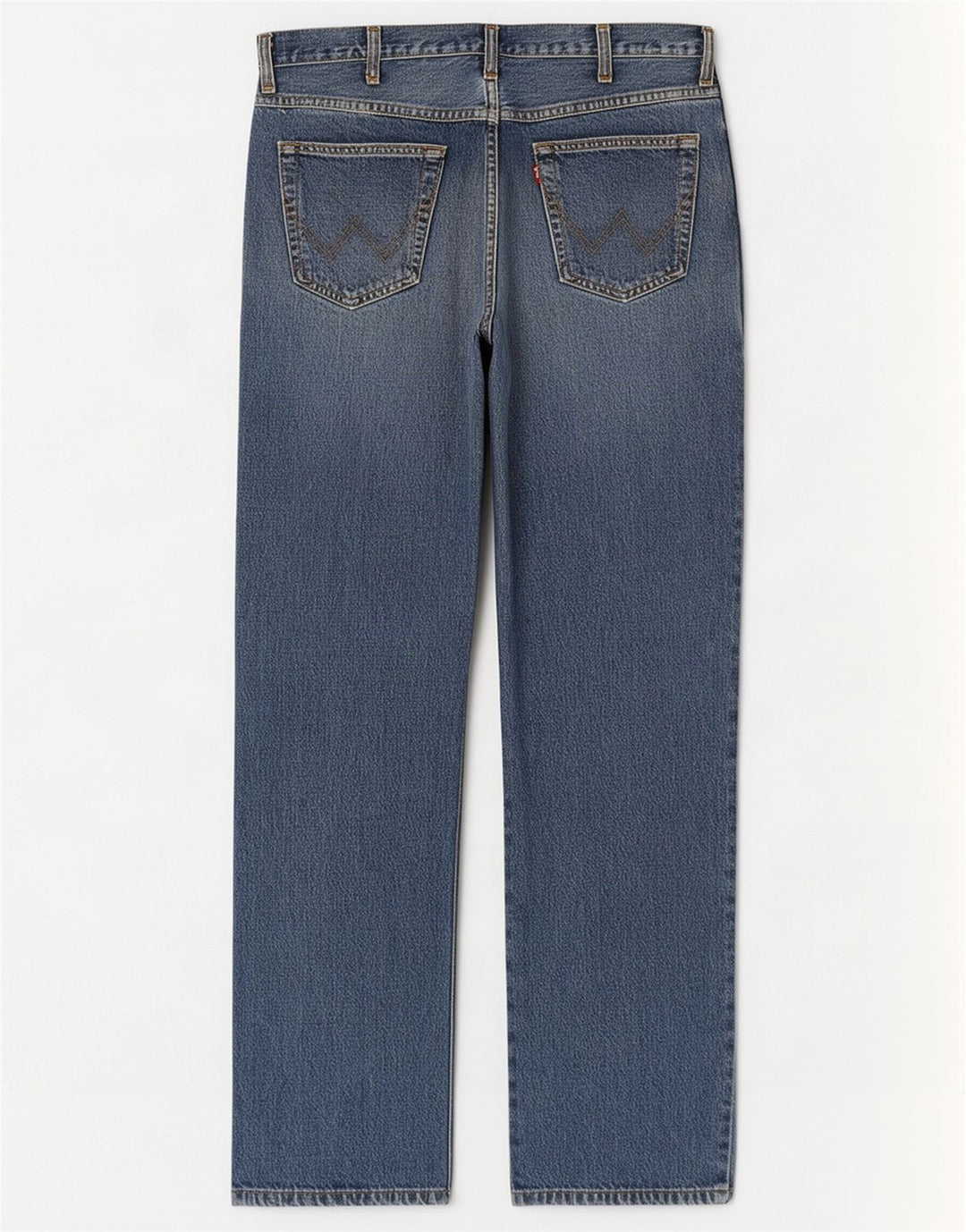 Wrangler Herre Texas Straight Jeans W36 L32 Blå Bomuld